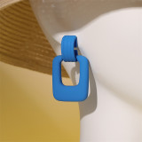 Geometric square acrylic earrings