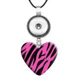 10 styles love resin Marbling pattern Painted Love shape Metal Pendant  20MM Snaps button jewelry wholesale