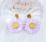 Splice Sunflower Acrylic Earrings