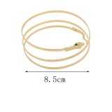 Metal snake-shaped armband bracelet