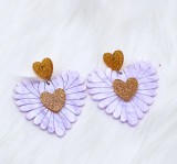 Love splicing acrylic earrings