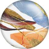 20MM pattern  Print  glass snaps buttons