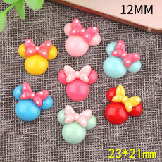 12MM Minnie resin accessories diy snap button charms