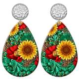 20 styles Flower Butterfly  Acrylic Painted stainless steel Water drop earrings