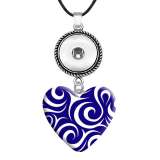 10 styles Color spiral pattern resin Painted Metal Pendant  20MM Snaps button jewelry wholesale