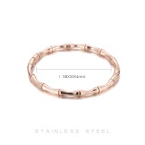 Stainless steel bamboo bracelet