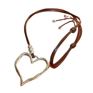 Love Pendant Adjustable Necklace