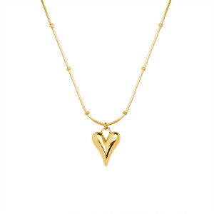 Stainless steel love necklace