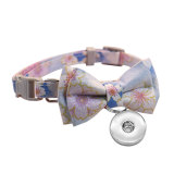 Pet bow collar fit 20MM Snaps button jewelry wholesale