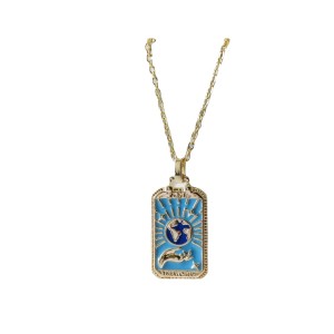 Tarot Brand Zircon Oil Drop Necklace