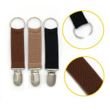 Multifunctional elastic travel hat clip and glove clip