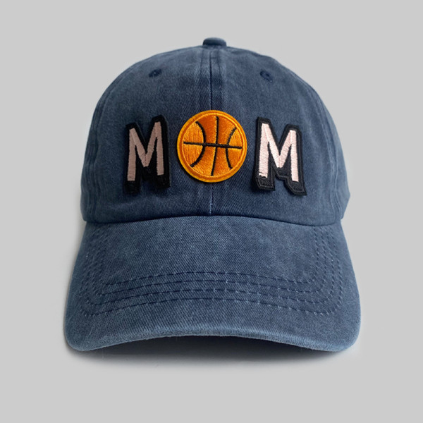 Mother's gift simple old hat basketball MaMa letter embroidery baseball cap sports cowboy cap
