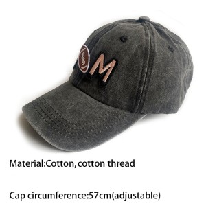 Mother's Day American Western Rugby Alphabet Embroidery baseball cap Sports Denim Cap