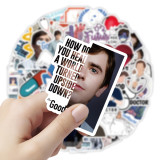 50 American TV series doctor graffiti stickers for decorating helmets, scooters, luggage compartments, waterproof stickers