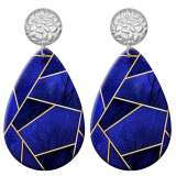 20 styles Geometry pattern  Acrylic Painted stainless steel Water drop earrings