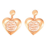 Love alloy earrings