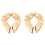 Alloy Splice Heart love Earrings
