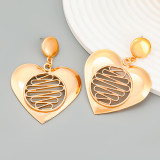 Love alloy earrings