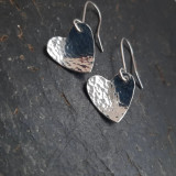 Love alloy pendant necklace earrings