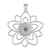 （Delivery time of 7 days） 26 styles Stainless steel love Butterfly Clover Hippocampus owl green turtle SUN flower Pendant 20MM Snaps button jewelry wholesale