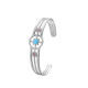 Stainless Steel Drip Oil Hollow Sun Adjustable Bracelet