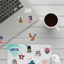 50 new American Independence Day graffiti stickers waterproof luggage laptop scooter removable stickers