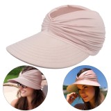 Beach sun hat, empty top sun hat, outdoor sports hat