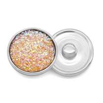 20MM Resin Bling  Shine  snap button charms