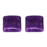 20MM Marbling square resin snap button charms