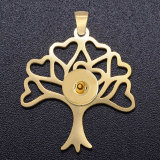 （Delivery time of 7 days） 44 styles Stainless steel love Flower tree of life sea turtle Dragonfly Evil Eyes bird Clover  Mushroom note Wings, paw prints  Pendant fit 20MM Snaps button jewelry wholesale