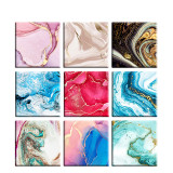 10pcs/set  love Cat Dog color  Artistic pattern  Print 20MM Square Glass Snaps buttons