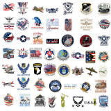 50 hot blooded military themed Air Force personalized graffiti stickers, car luggage, water cup waterproof stickers