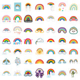 100 Rainbow Bridge Graffiti Stickers Car Luggage, Notebook, Water Cup, Refrigerator Waterproof Stickers