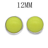 pearl Round resin fit 12MM snap button charms