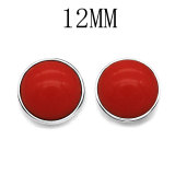 pearl Round resin fit 12MM snap button charms