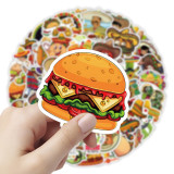 60 Mexican Food Festival Graffiti Stickers Scooter DIY Waterproof Children's Reward Stickers