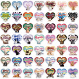 49 pieces of retro love kitten graffiti stickers for decorating guitar luggage waterproof stickers