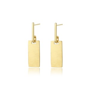 Stainless steel geometric earrings