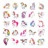 50 Unicorn All ages Waterproof Stickers Cute Rainbow Horse Mixed Graffiti Luggage Case Notebook Decal