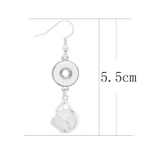 snap Earrings fit 12MM snaps style jewelry KS1262-S