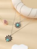 Owl Love Double Layer Necklace Set