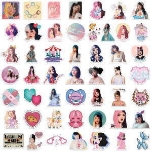 50 singer Melanie Martinez stickers decorate guitar luggage DIY waterproof stickers