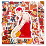 50 Slam Dunk Master stickers, Japanese anime animation, laptop decoration, water cup waterproof stickers
