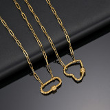 Stainless Steel  Love  Necklace