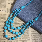 Turquoise Multi layer Beaded Necklace