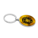Stainless Steel Cat pattern Painted Keychain