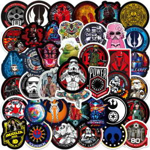 50 Star Wars graffiti stickers, water cups, handbags, luggage, laptops, skateboards, waterproof stickers