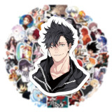 50 pieces of anime character collection graffiti stickers, suitcase water cup waterproof decorative stickers, classic anime stickers