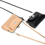 Multifunctional mobile phone bag,pu one shoulder crossbody bag, dinner bag for 20mm Snaps button Jewelry whole sale