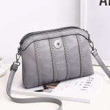 Soft leather one shoulder crossbody bag fit 20mm Snaps button Jewelry whole sale